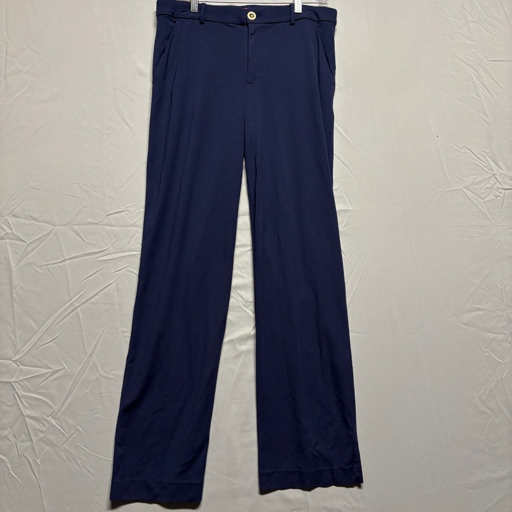 Lilly Pulitzer Navy Blue Pants with Gold Button